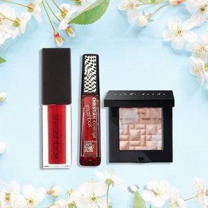 Smashbox Liquid Lipstick+ SMASHBOX Christian Liquid Lipstick+Bobbi Brown Highlig